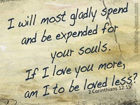 2 Corinthians 12:15